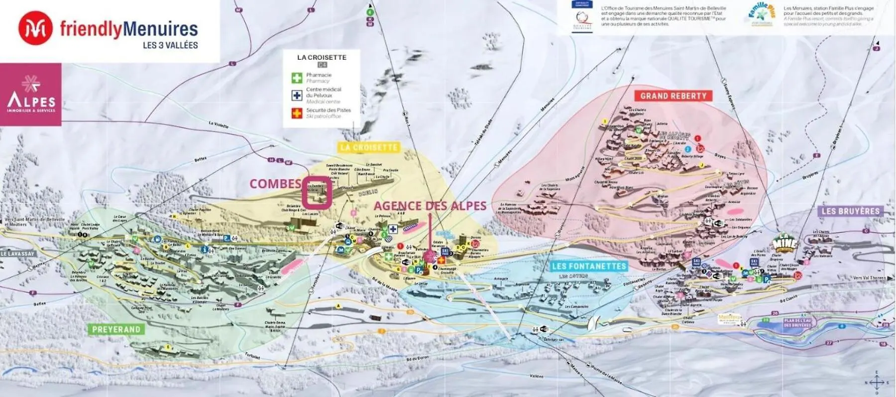 Residence Combes - Appartement Aux Pieds Des Pistes Aux Menuires Avec Ve Panoramiqe Mae-4084 Saint-Martin-de-Belleville Apartment